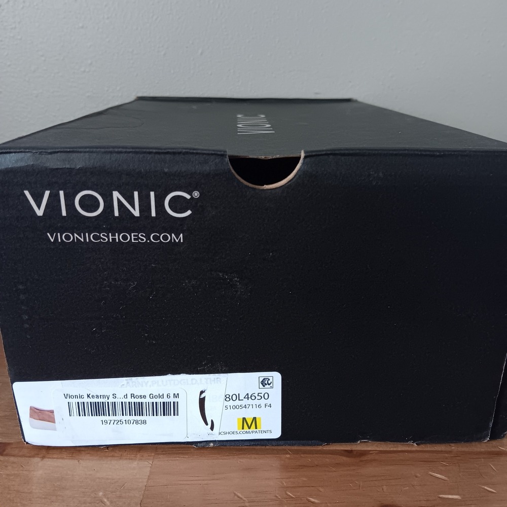 Vionic Kearny Slip On Sneakers Womens 6 Pink Suede Good Platform Shimmer - Picture 7 of 11